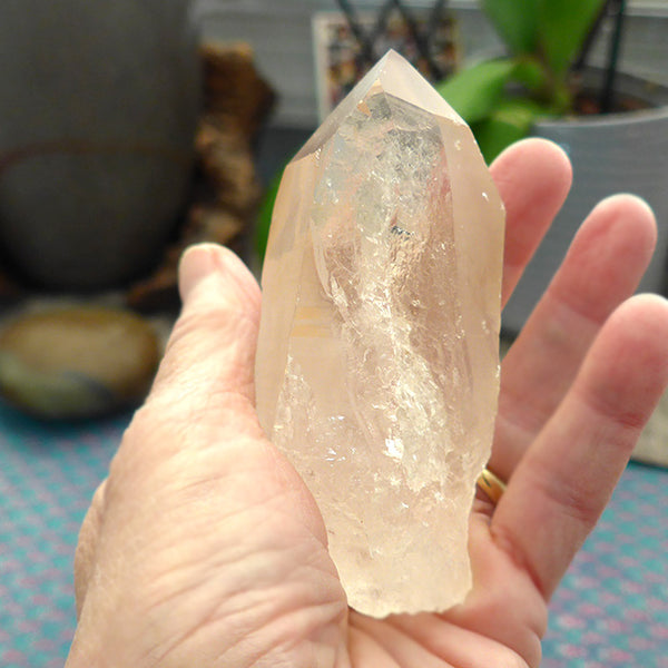 Pale Golden Lemurian Growth Interference Wand