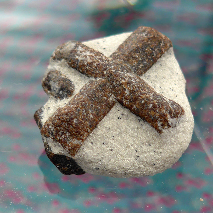 Scintillating St. George Cross Staurolite Specimen