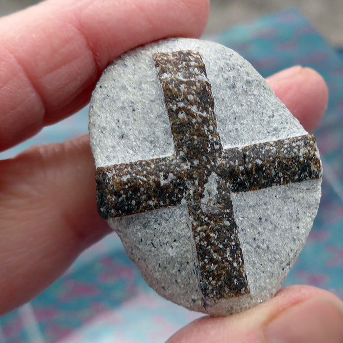 Stunning Two Sided St. George's Staurolite Cross