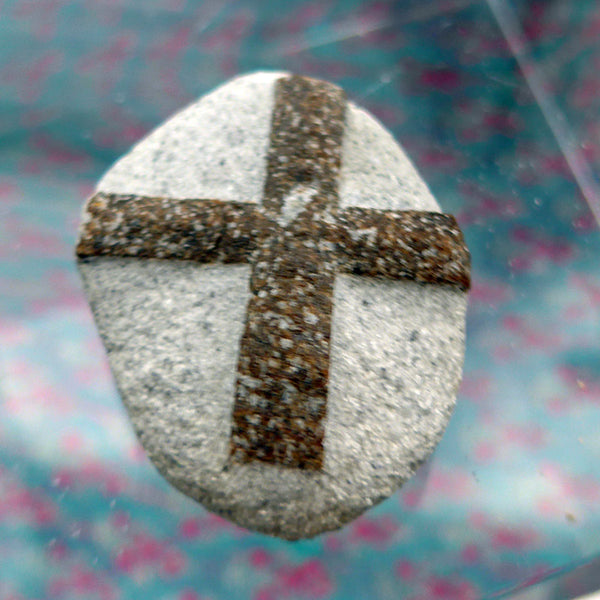 Stunning Two Sided St. George's Staurolite Cross