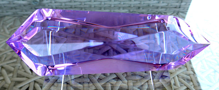 Large Violet Flame Infinite Energy Healing Wand by Kings Amao