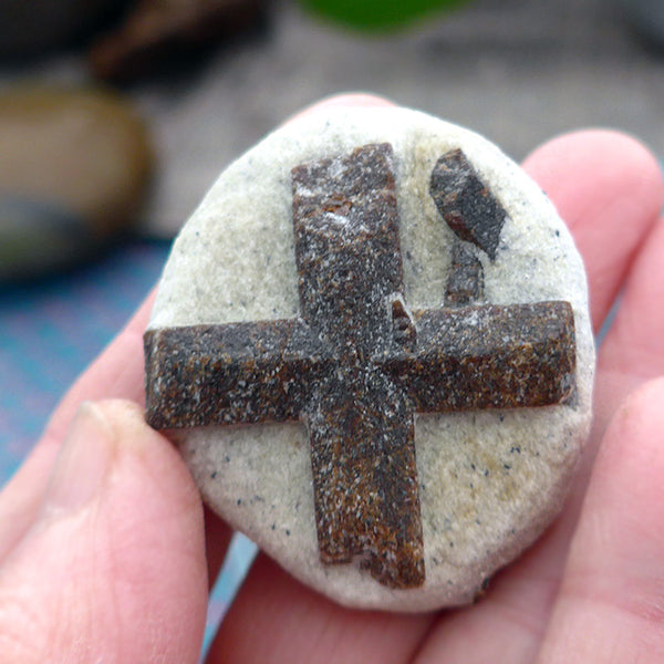 Primo Glittering St. George Staurolite Cross