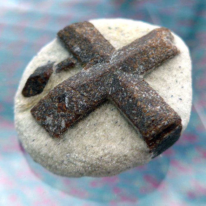 Primo Glittering St. George Staurolite Cross