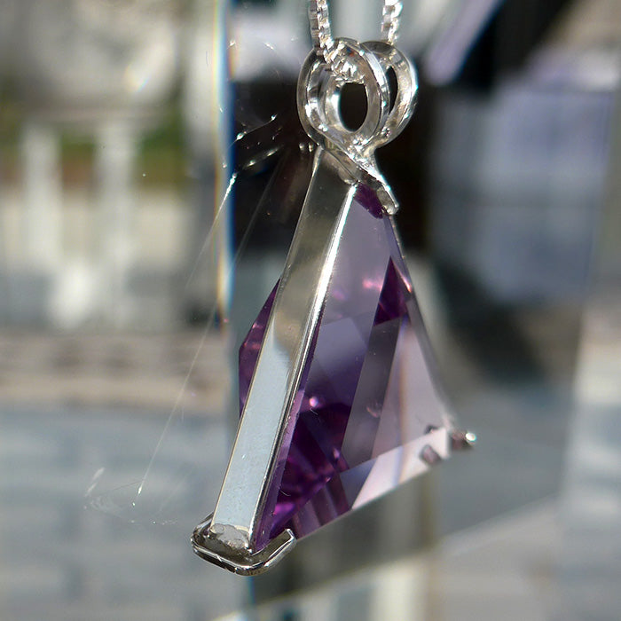 Amethyst Star of David Pendant