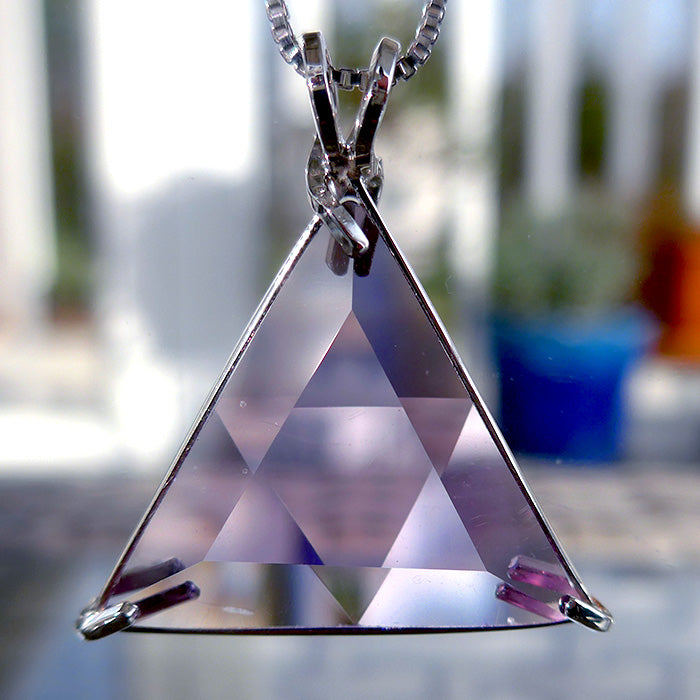 Amethyst Star of David Pendant