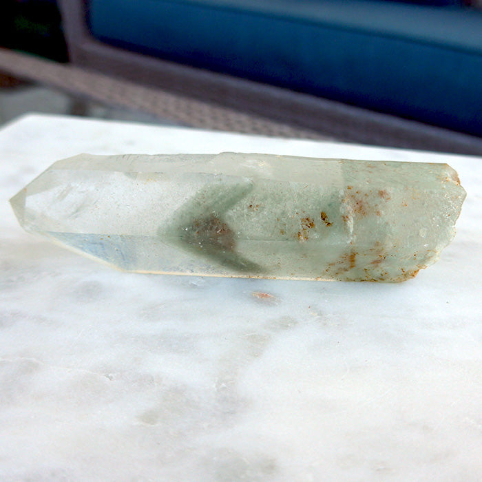 Clear Quartz Multi Phantom Wand with Chlorite