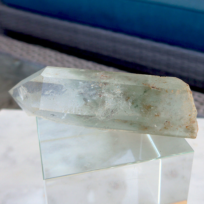 Clear Quartz Multi Phantom Wand with Chlorite