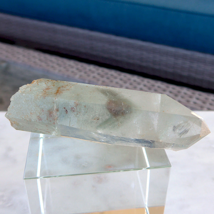 Clear Quartz Multi Phantom Wand with Chlorite