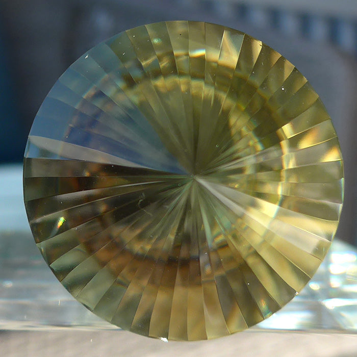 Jumbo 48 Sided Phantom Citrine Vogel Wand by David Zhuang