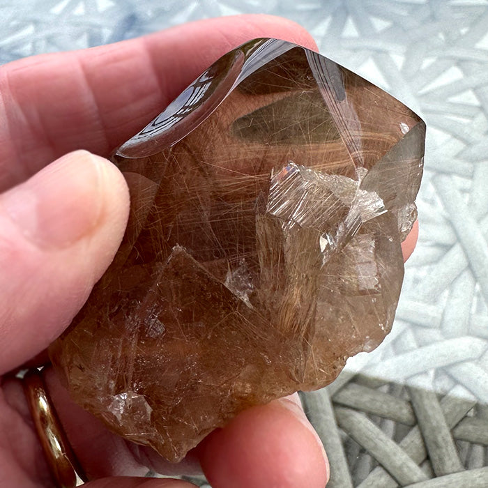 Smoky hotsell Rutile Quartz Self Standing