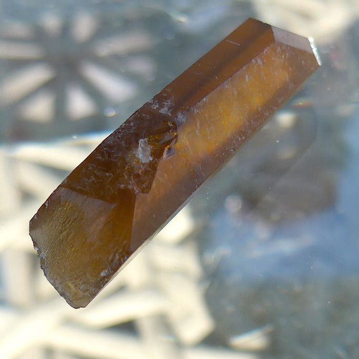 Small Congo Citrine Diamond Window Wand