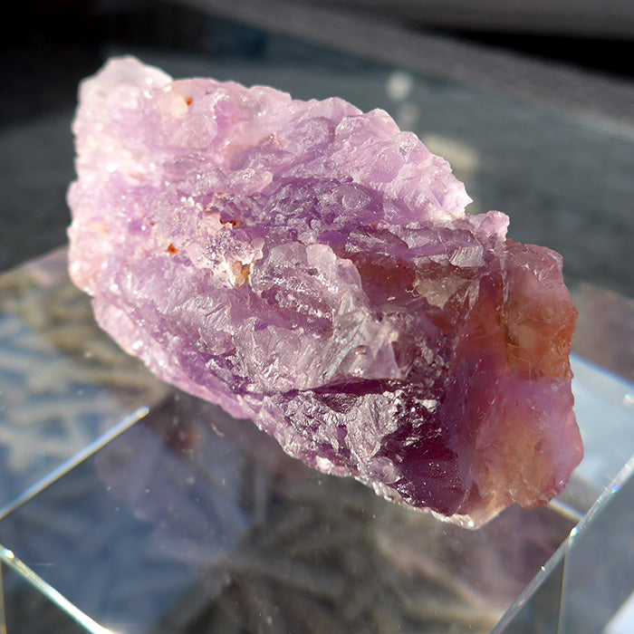 Naturally Terminated Bolivian Rainbow Ametrine Wand