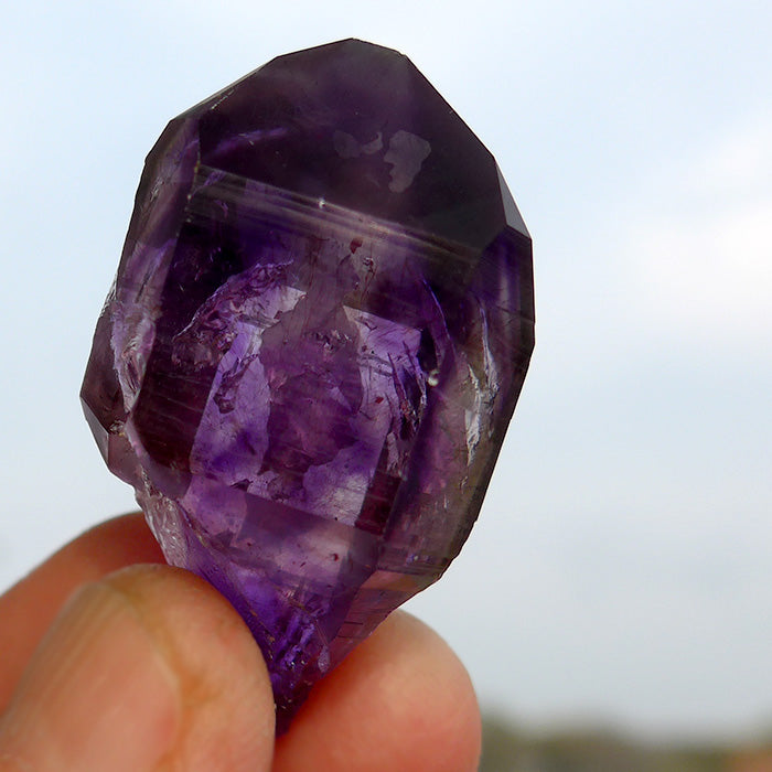 Fully Polished, Luminous Amethyst Scepter newest